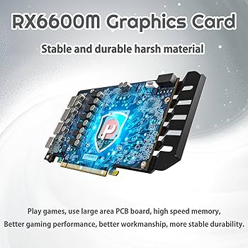 Amazon | SOYO AMD Radeon RX6600M グラフィックスカード 8GB GDDR6